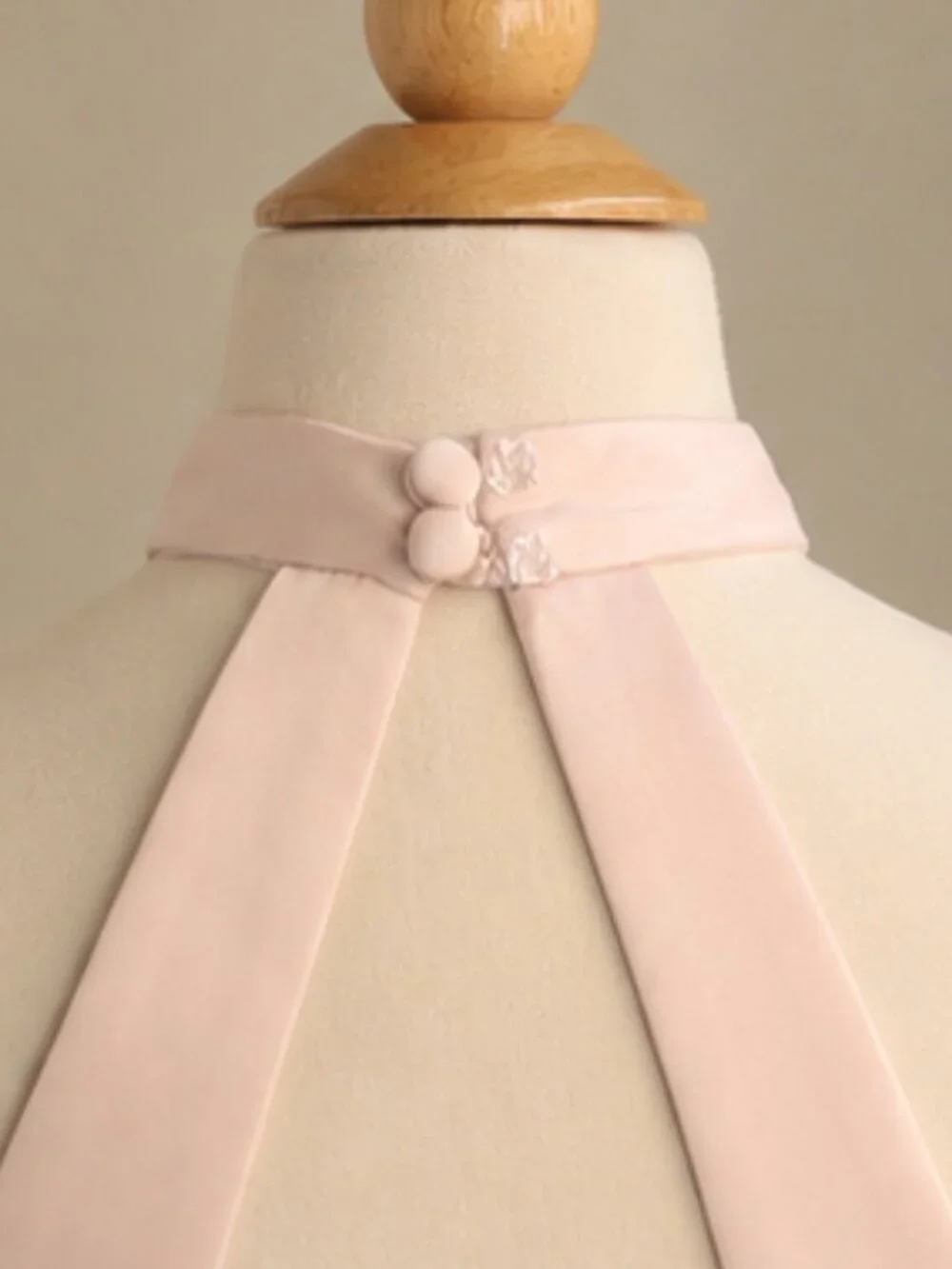 Pink Flower Girl Dress Satin Matte and Tulle Halter/Bow Neck size 8 NWT